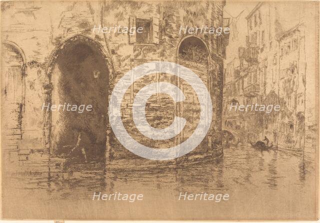 Two Doorways, c. 1879/1880. Creator: James Abbott McNeill Whistler.