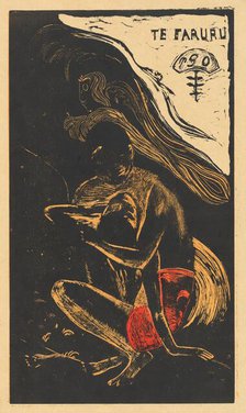 Te Faruru (They are Making Love Here), 1894/1895. Creator: Paul Gauguin.