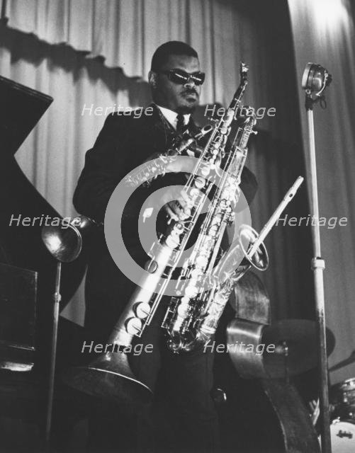 Roland Kirk, Camden Town Hall, London, 1963. Creator: Brian Foskett.