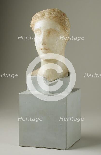 Small Parian Head, Late 3rd century BCE. Creator: Unknown.