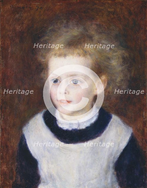 Marguerite-Thérèse (Margot) Berard (1874-1956), 1879. Creator: Pierre-Auguste Renoir.