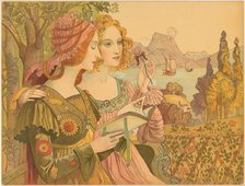 The Golden Legend (Legende Dorée), 1897. Creator: Armand Point (French, 1861-1932); F. Champenois, Paris..