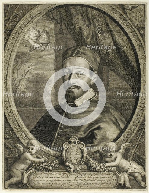 Pope Alexander the Seventh, n.d. Creator: Cornelis de Visscher.