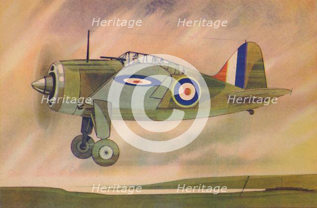 'Brewster "Buffalo" Fighter Monoplane', c1944. Creator: Unknown.