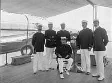 U.S.S. Nahant, captain and officers, 1898, 1898. Creator: Unknown.