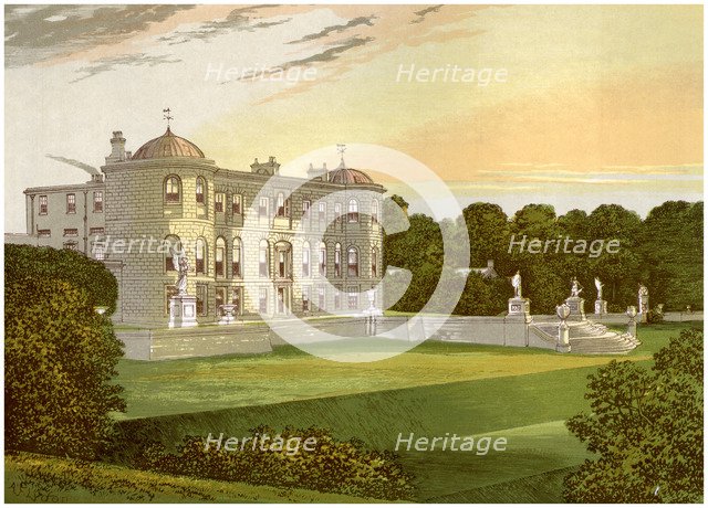 Powerscourt, County Wicklow, Ireland, home of Viscount Powerscourt, c1880. Artist: Unknown