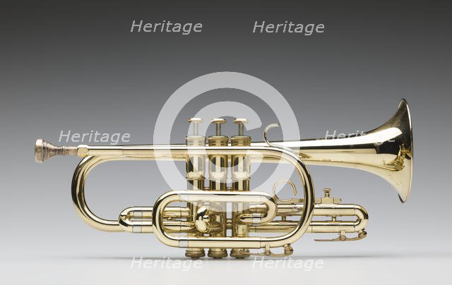 Cornet owned by Maxine Sullivan, 1977. Creator: F. E. Olds.