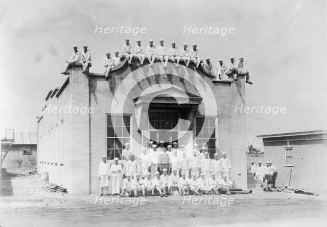 Naval Scouts - House That Jack Built, 1917. Creator: Harris & Ewing.