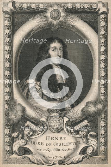'Henry, Duke of Gloucester', 1736. Creator: George Vertue.