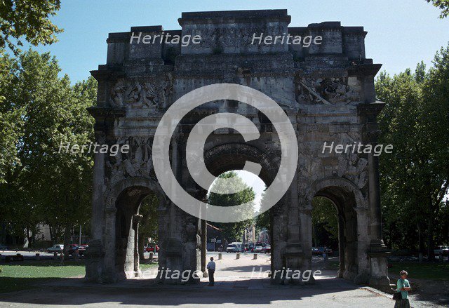 Triumphal Arch of Orange, 1st century. Artist: Unknown