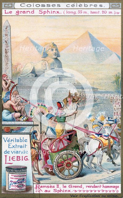 'The Great Sphinx of Giza', Egypt, c1890-1910. Artist: Unknown