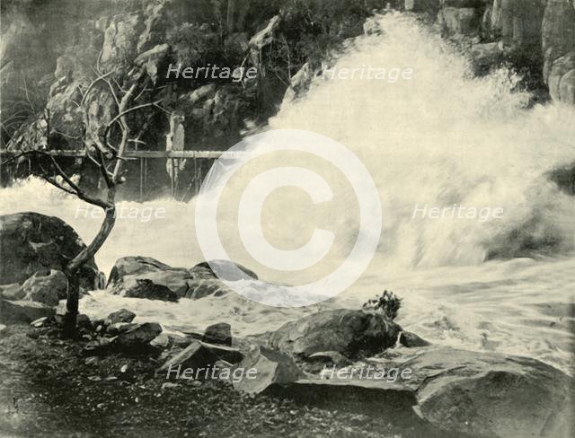 'A Big Wave in the Cataract Gorge, near Launceston', 1901. Creator: Unknown.