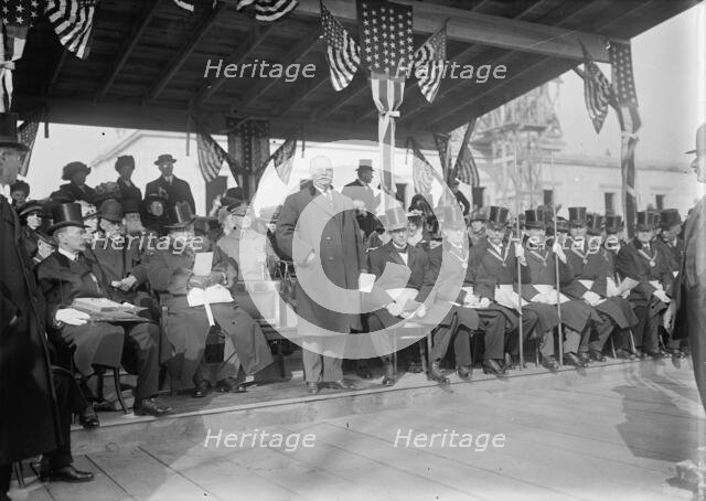 All Souls Church - Laying of A Cornerstone, Washington DC, 1913. Creator: Harris & Ewing.