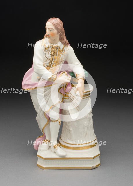 John Milton, Derby, 1811/48. Creator: Bloor Derby Porcelain Manufactory.