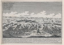 Attack on Fort Constitution, October 7, 1777. Creator: Johann Martin Will.