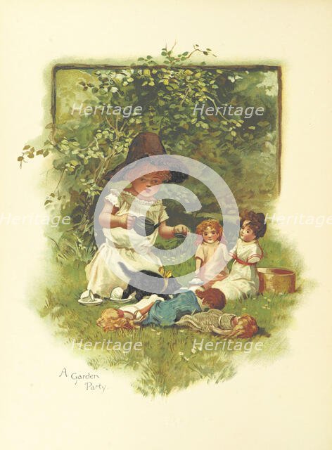 A Garden Party, 1889.  Creator: Unknown.