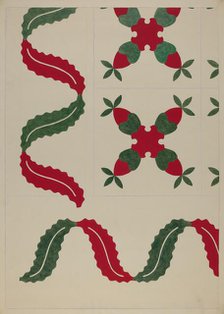 Quilt, c. 1937. Creator: Dorothy Posten.