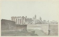 The Basilica of Santa Maria Maggiore in Rome, c.1809-c.1812. Creator: Josephus Augustus Knip.