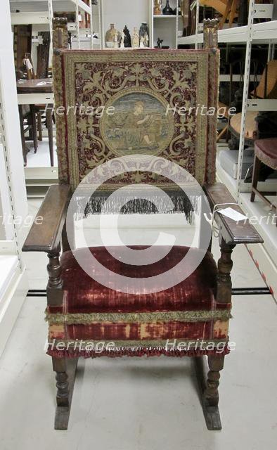Armchair, 1600s. Creator: Unknown.