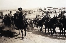 Francisco Villa 'Pancho Villa' (1878-1923), Mexican revolutionary, the General at the head of an …