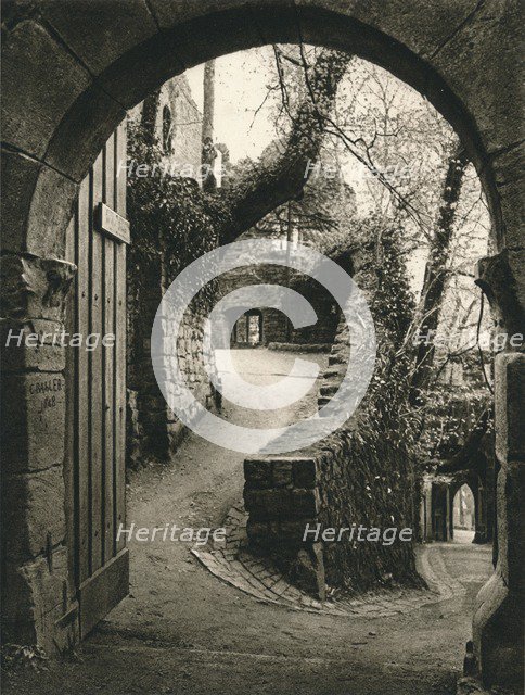 'Hohenbaden ruin', 1931. Artist: Kurt Hielscher.