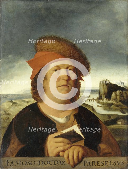 Portrait of Paracelsus. Artist: Massys, Quentin (1466–1530)