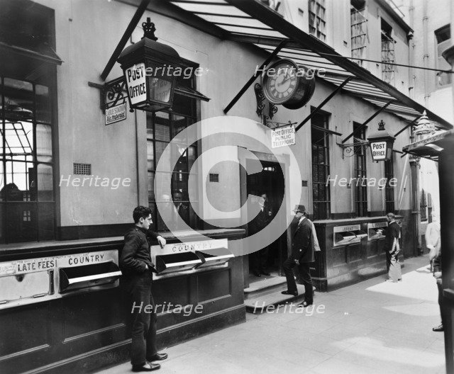 Lombard Street Post Office, City of London, c late 19th-early 20th century. Artist: George Davison Reid
