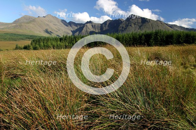 Cuillin Hills from Glen Brittle, Isle of Skye, Highland, Scotland.