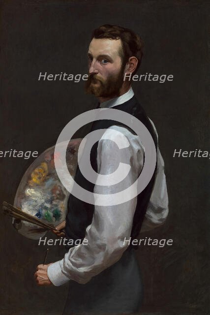 Self-Portrait, 1865/66. Creator: Frédéric Bazille.