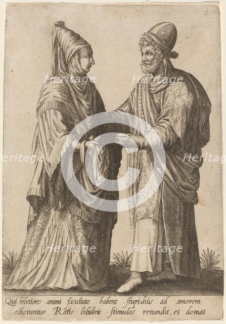 Qui hebetiores animi facultates..., 1597. Creator: Robert Boissard.