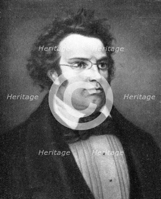 Franz Peter Schubert, (1797-1828), Austrian composer, 1909. Artist: Unknown