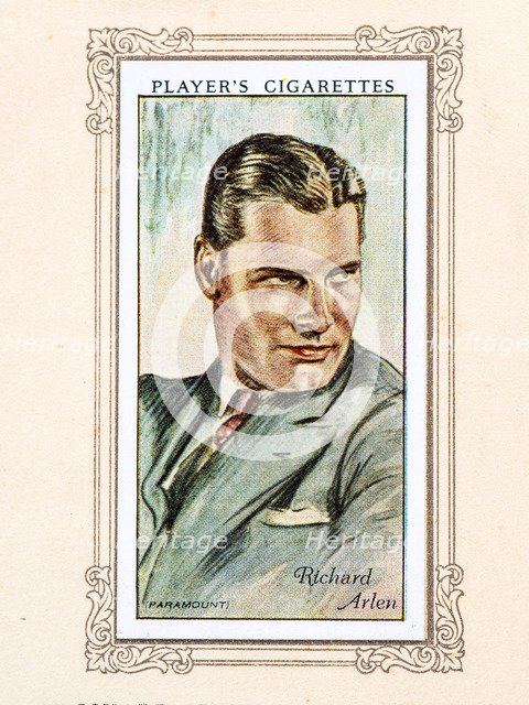 Richard Arlen, 1934. Artist: Unknown.