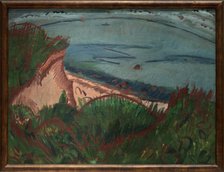 Coastal Landscape on Fehmarn, c1913. Creator: Ernst Kirchner.