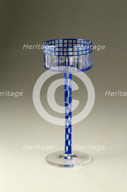 Wine glass, 1905-1906. Creators: Otto Prutscher, Meyr's Neffe.