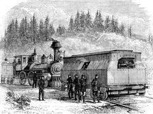 A railroad battery, American Civil War, 1861-1865 (c1880). Artist: Unknown