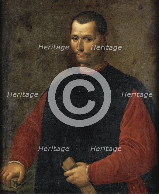 Portrait of Niccolo Machiavelli (1469-1527).