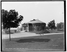 Hurlburt Library, Water Works Park, Detroit, between 1890 and 1901. Creator: Unknown.