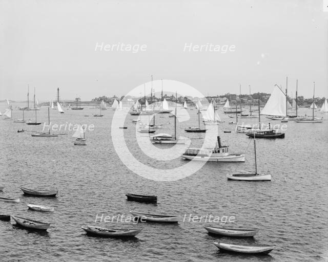 Marblehead Harbor, Mass., between 1900 and 1906. Creator: Unknown.