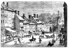 The Civil War in America: High-street, Richmond, Virginia, 1862. Creator: Unknown.