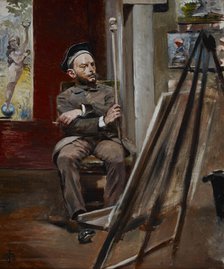 Portrait of Stanislaw Tondos, c1893. Creator: Jacek Malczewski.