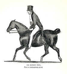 'Sir Robert Peel', (1788-1850), British Conservative statesman, 1893.  Artist: Unknown.