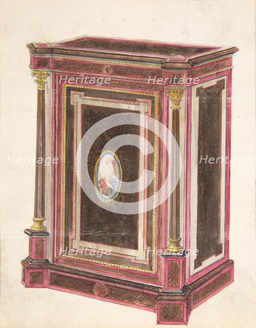 Cabinet Design, 19th century. Creator: Anon.