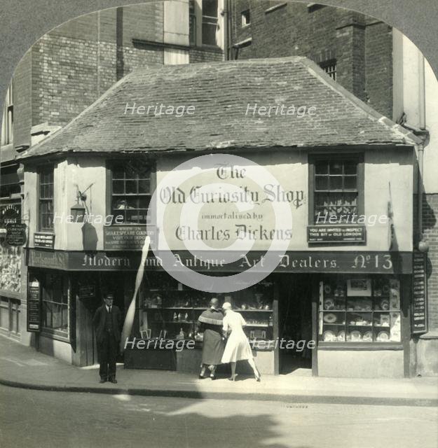 'The Old Curiosity Shop, London, England', c1930s. Creator: Unknown.