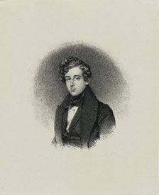 Portrait of Frédéric Chopin (1810-1849), c. 1840. Creator: Kriehuber, Josef (1800-1876).