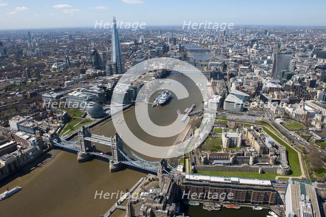 Aerial view of London, 2013. Artist: Historic England Staff Photographer.
