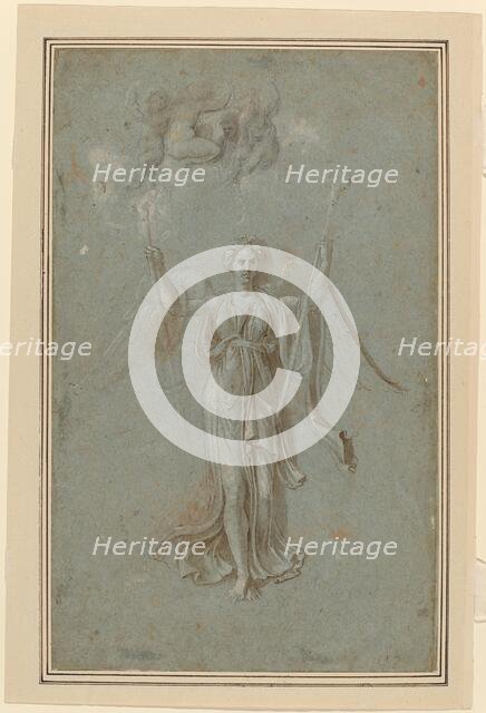 Study for Figure of Fame. Creator: Biagio Pupini.