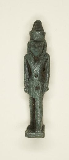 Amulet of the God Horus, Egypt, Third Intermediate Period, Dynasty 21-25 (1070-656 BCE). Creator: Unknown.