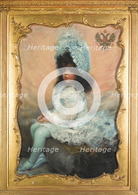 Portrait of Grand Duchess Elena Vladimirovna of Russia (1882-1957).