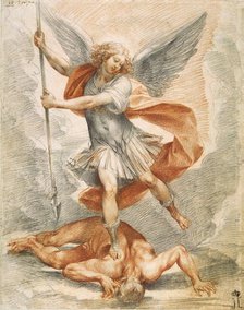 Saint Michael the Archangel, c1629-1630. Creator: Cesari, Giuseppe (1568-1640).