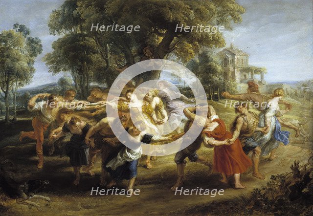 Peasant Dance, 1630-1635. Artist: Rubens, Pieter Paul (1577-1640)